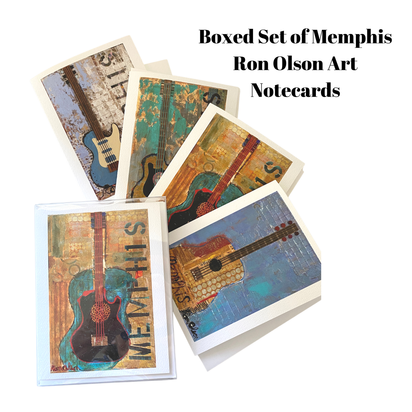 Boxed Set of Notecards With Ron Olson Memphis Art