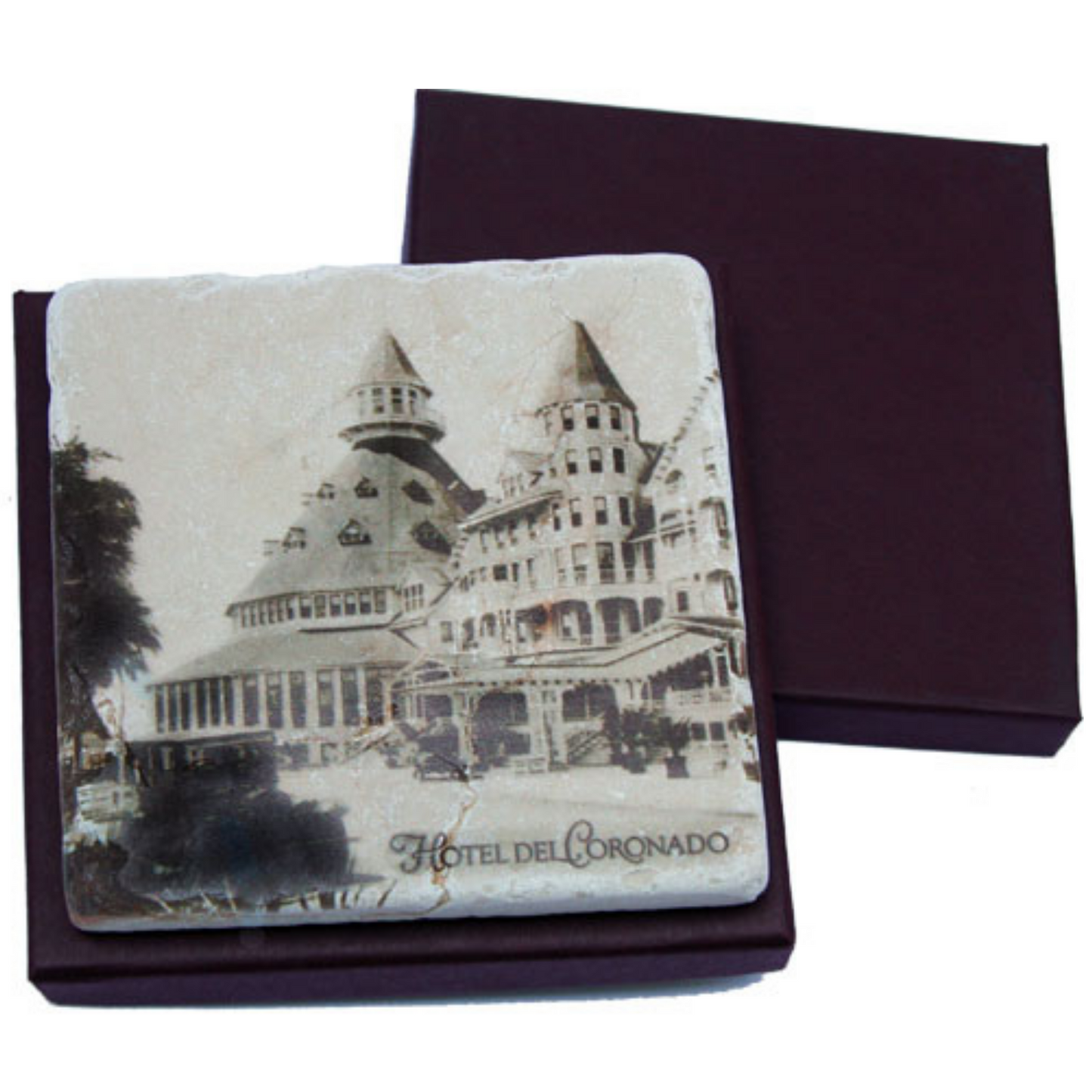 Marble Coaster with Custom logo art or photograph, Corporate Gift,  Minimum order 60