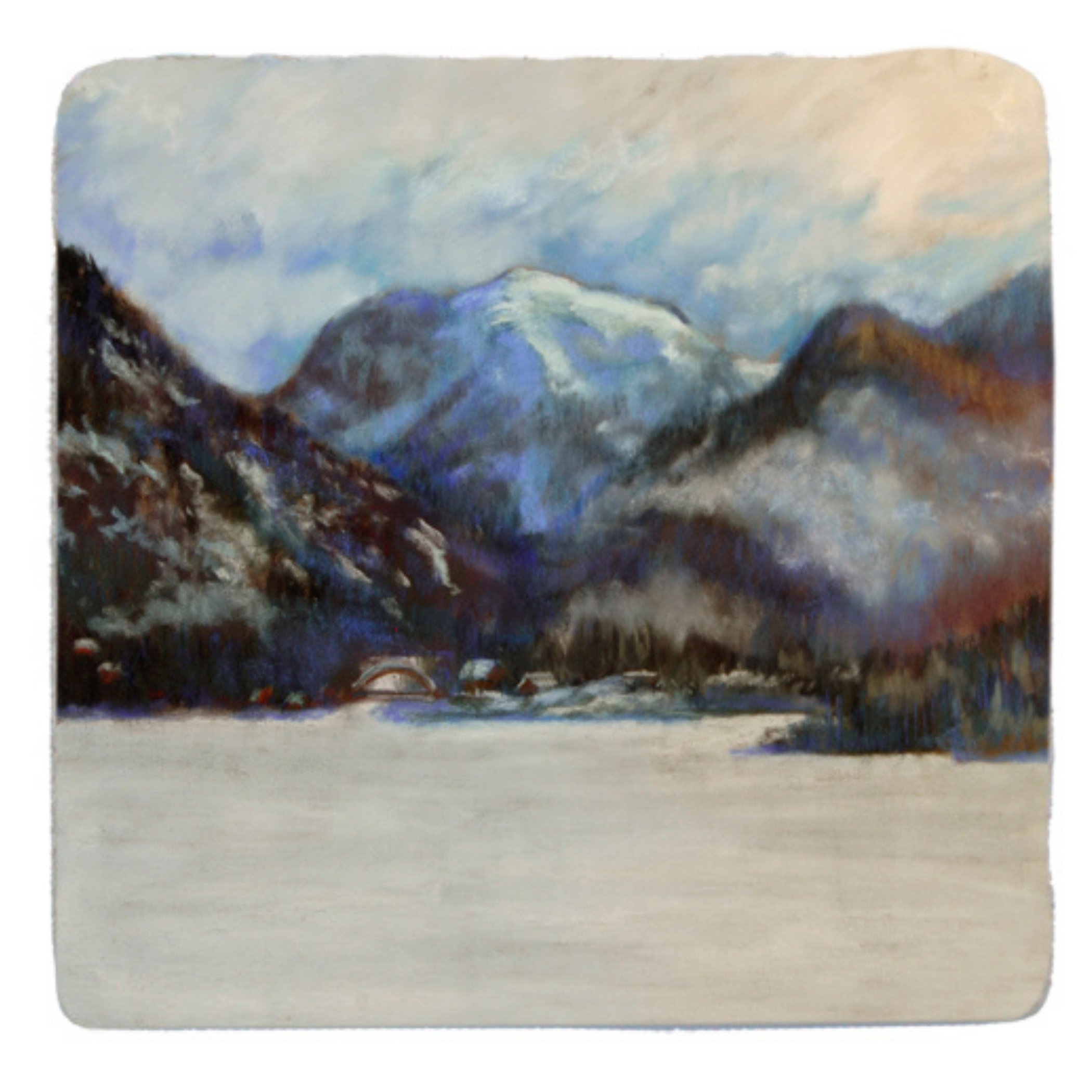 Marble Coaster with Custom logo art or photograph, Corporate Gift,  Minimum order 60