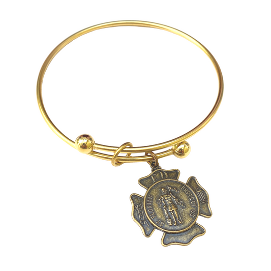 Firefighter theme bracelet, Saint Florian bracelet