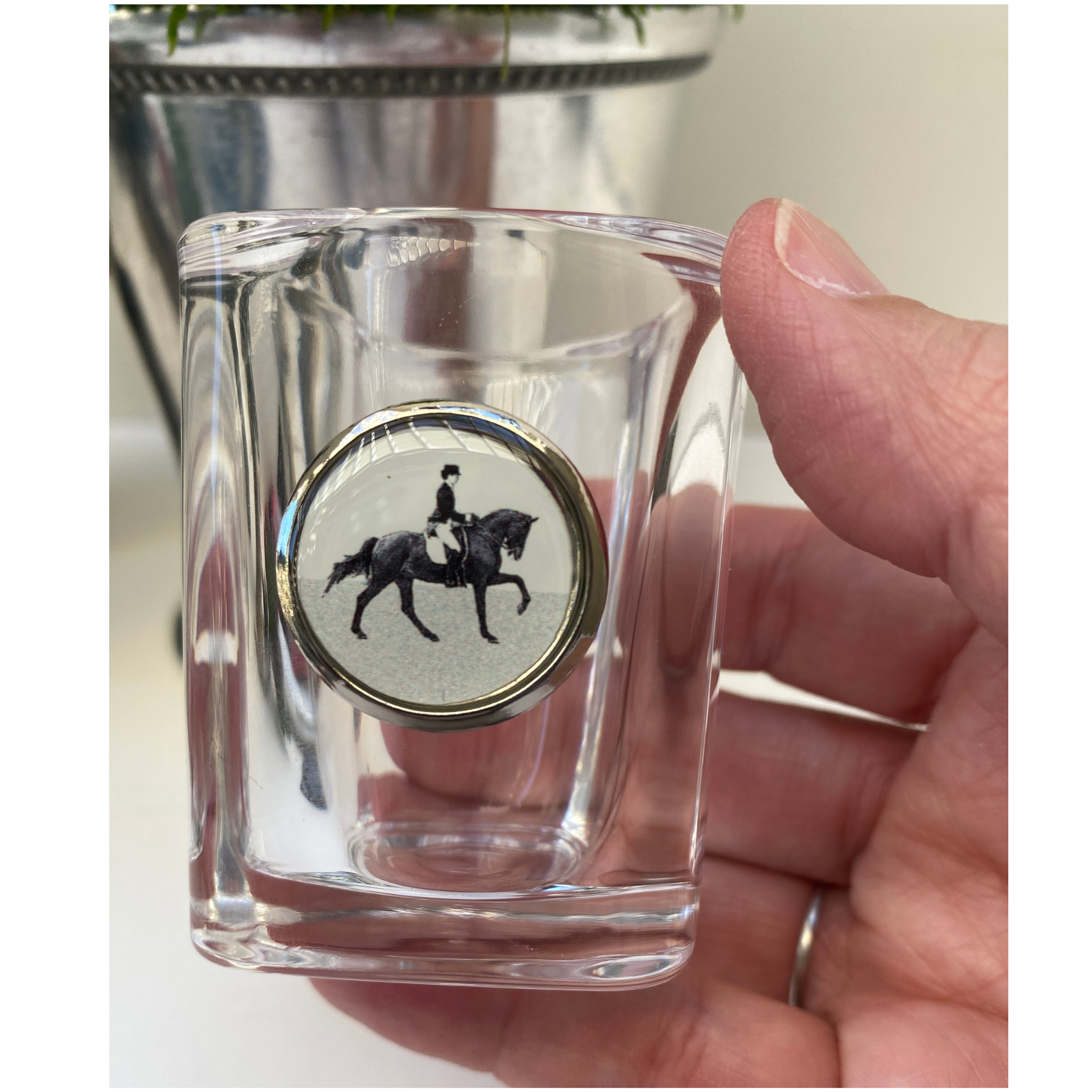 Shot Glass, Dressage Theme Gift