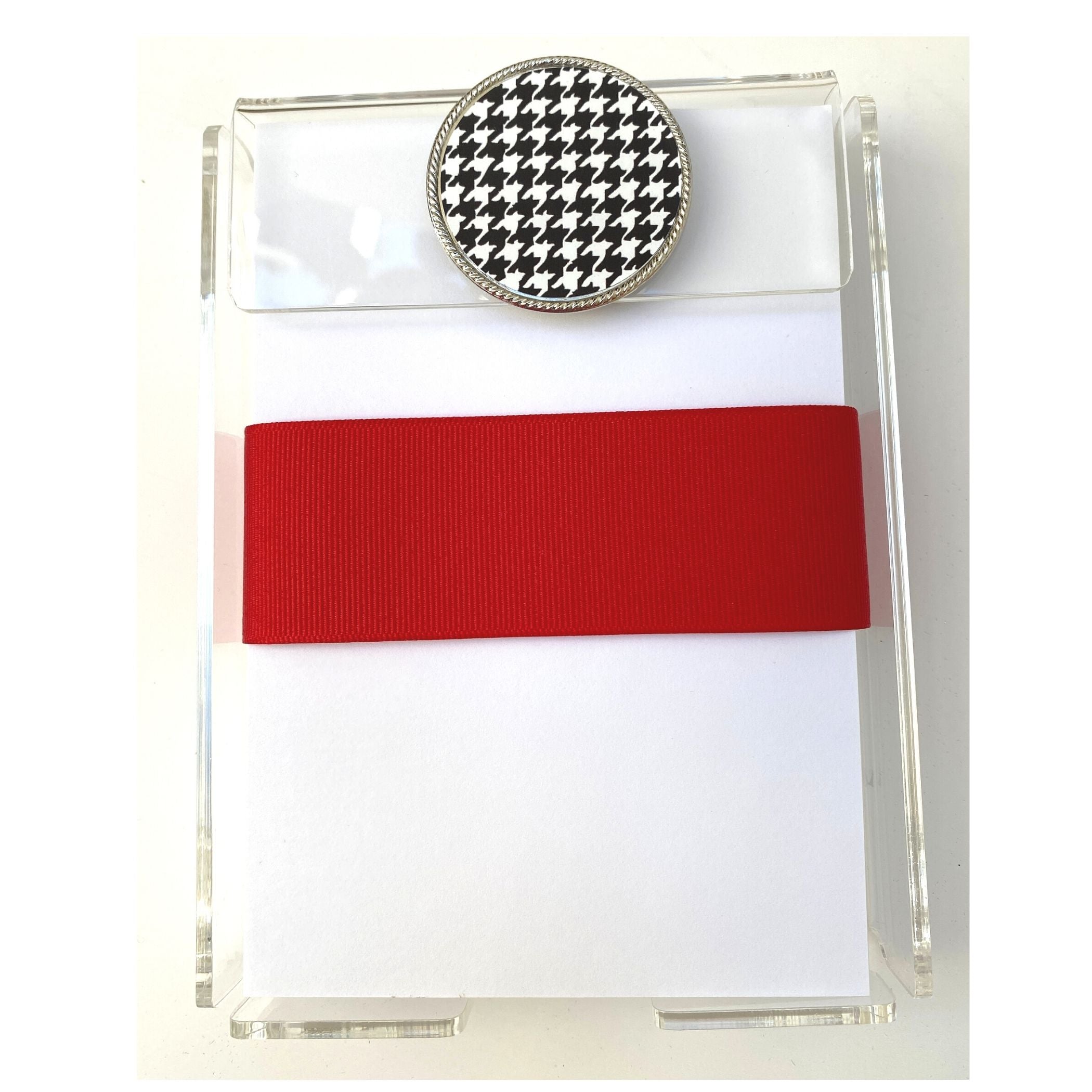 Houndstooth Acrylic Notepad