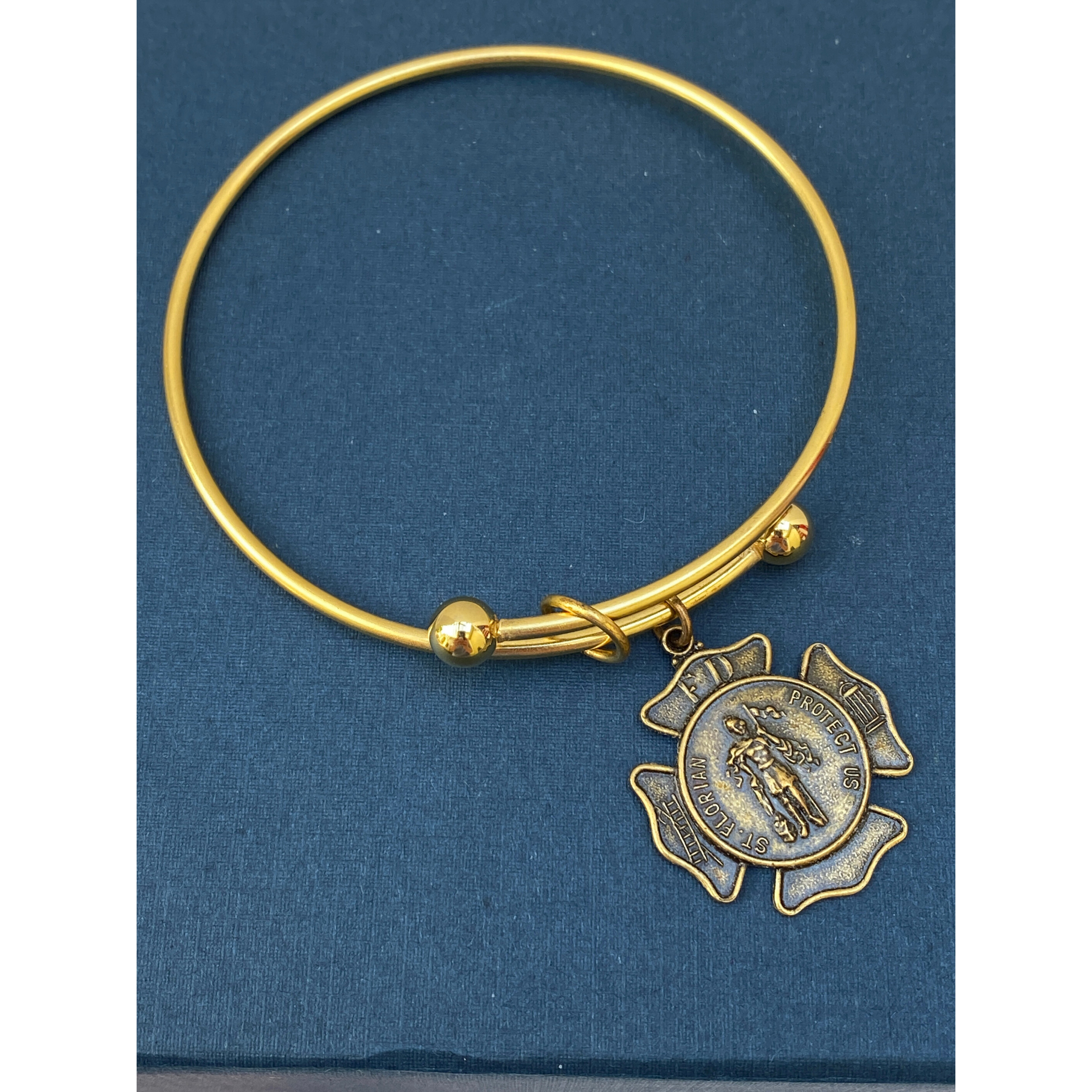 Firefighter theme bracelet, Saint Florian bracelet