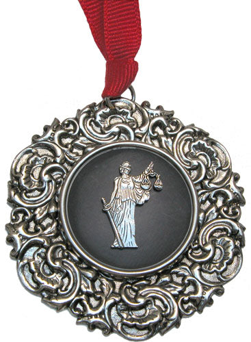 Lawyer Gift | Christmas Ornament with Lady Justice
