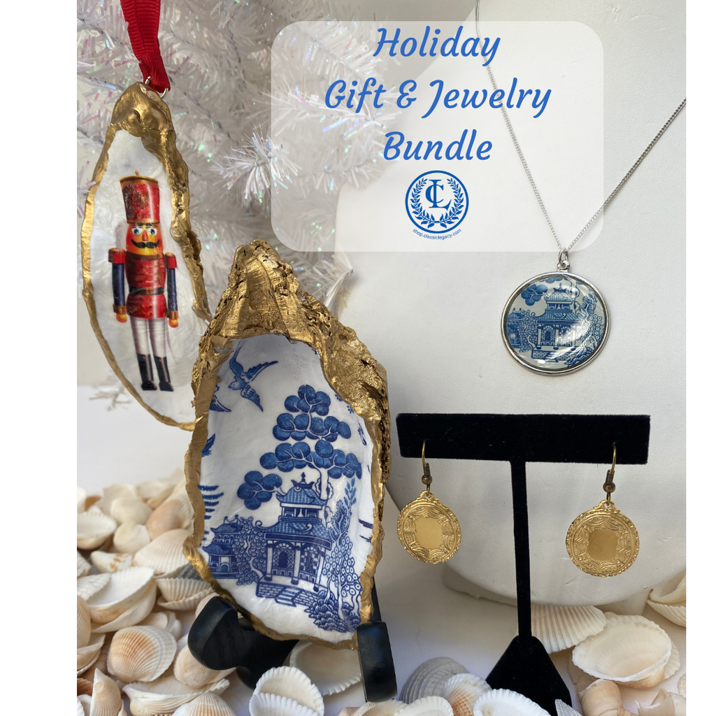 Holiday Gift & Jewelry Special Gift Bundle- Nutcracker & Chinoiserie