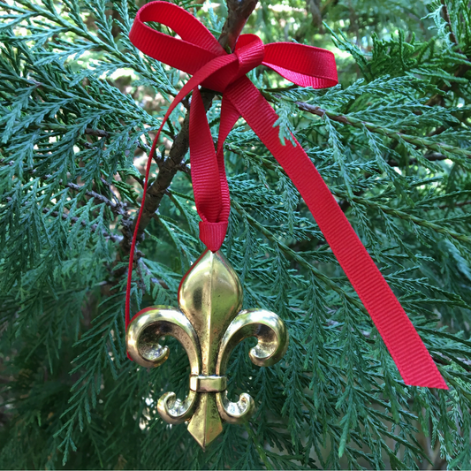 Christmas Ornament, Fleur de Lis